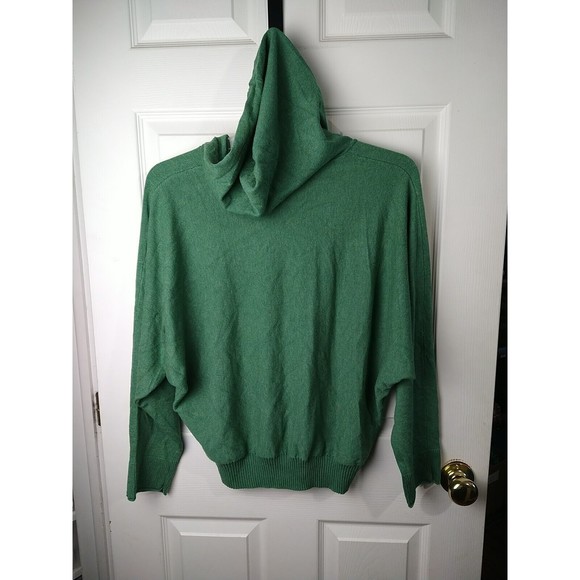 Cyrus Long Sleeve Green Hooded Pullover Sweater Size XL - Picture 12 of 12